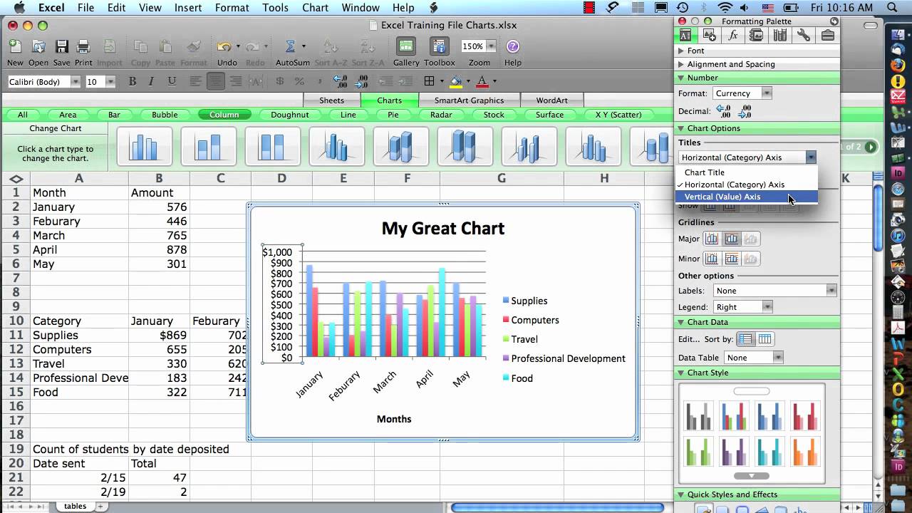 excel for mac 2008 filter on a column